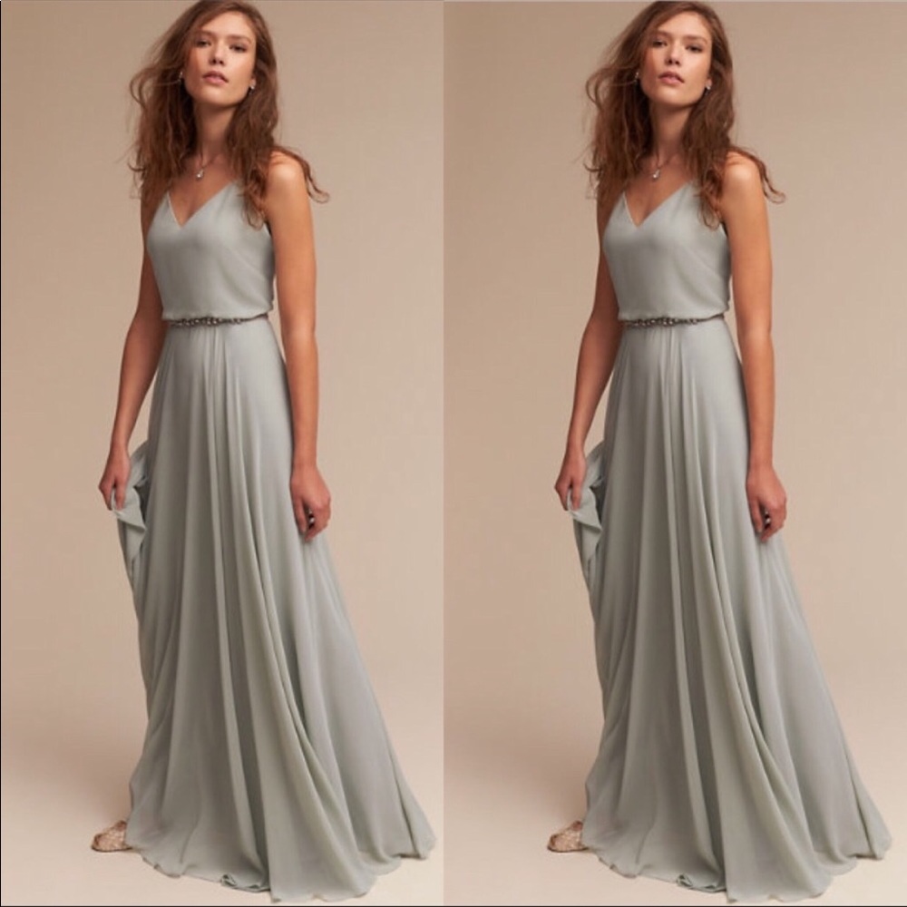 Jenny Yoo Inesse Bridesmaid Dress - Morning Mist